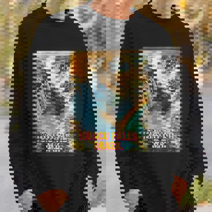 イグアスの滝 ブラジル シャツ イグアス国立公園 家族旅行 スウェットシャツ 彼への贈り物