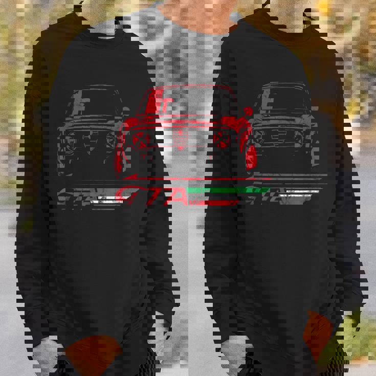 イタリアのクラシックスポーツカーイタリアンスタイルの自動車デザイン スウェットシャツ 彼への贈り物