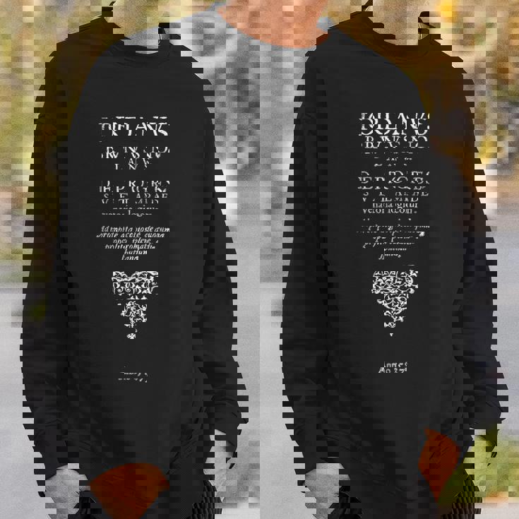 イタリアの哲学者、自由思想家、ジョルダーノ・ブルーノ スウェットシャツ 彼への贈り物