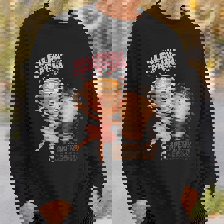 イタリアン ブレイン ロート バレリーナ カプチーナ エスプレッソ アサシン ミーム スウェットシャツ 彼への贈り物