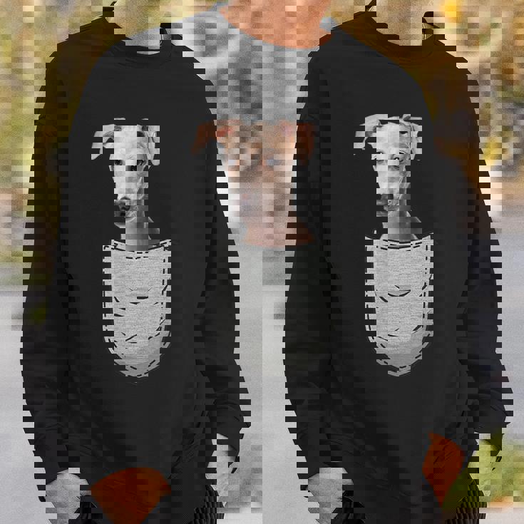 イタリアングレイハウンド ウィペットチェストバッグ 犬の飼い主用 スウェットシャツ 彼への贈り物