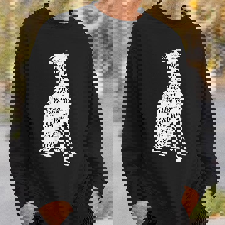 イタリアングレイハウンドシャツデザイン イタリアングレイハウンド犬愛好家 スウェットシャツ 彼への贈り物