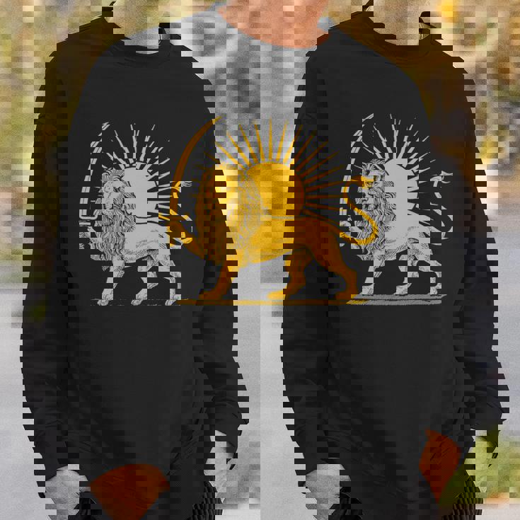 イラン国旗 ライオン サン ペルシャプライド イランtシャツ 長袖tシャツ スウェットシャツ 彼への贈り物