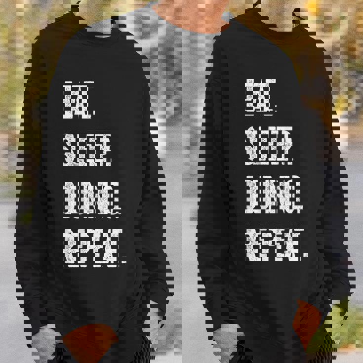 イート・スリープ・ディスクダンノ・リピート スウェットシャツ 彼への贈り物