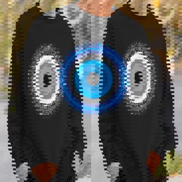 イーブルアイシャツ トルコの目 ナザール 邪悪なギリシャ語から守る スウェットシャツ 彼への贈り物