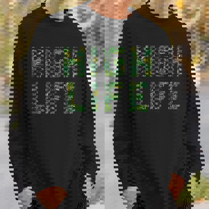 ウィードシャツ メンズ レディース ハイライフ 大麻 マリファナ 恋人 ギフト スウェットシャツ 彼への贈り物