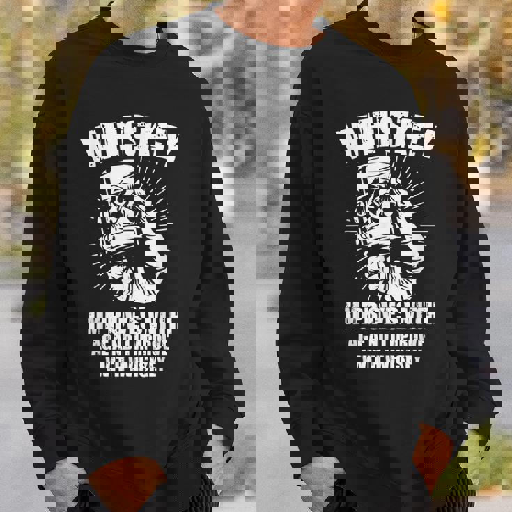 ウイスキー 年齢に合わせて改善 ウイスキーで改善 スウェットシャツ 彼への贈り物