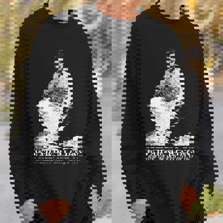 ウェザーバルーン ロズウェル Ufo エイリアン ディスカバリーfエリア 51 スウェットシャツ 彼への贈り物