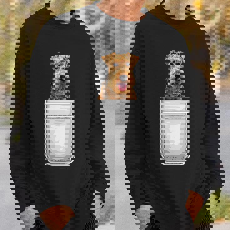 ウェルシュテリア パピー ドッグ ポケット入り スウェットシャツ 彼への贈り物