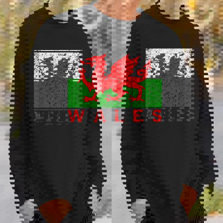 ウェールズ国旗 ウェールズ ドラゴン アンティーク調 メンズ レディース キッズ スウェットシャツ 彼への贈り物