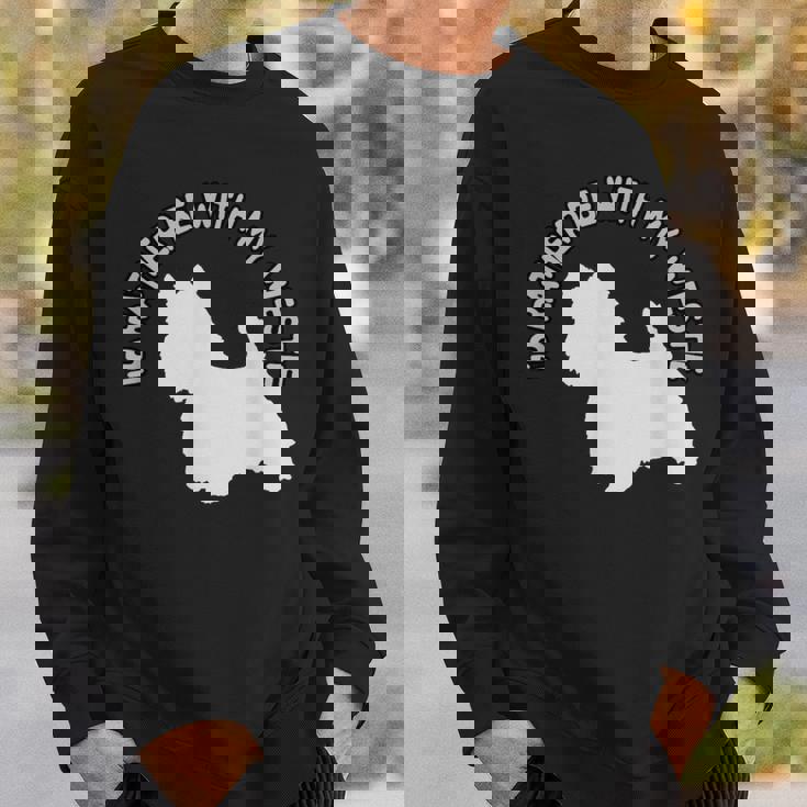 ウエスト・ハイランド・テリア-ウェスティと一緒にいたい スウェットシャツ 彼への贈り物