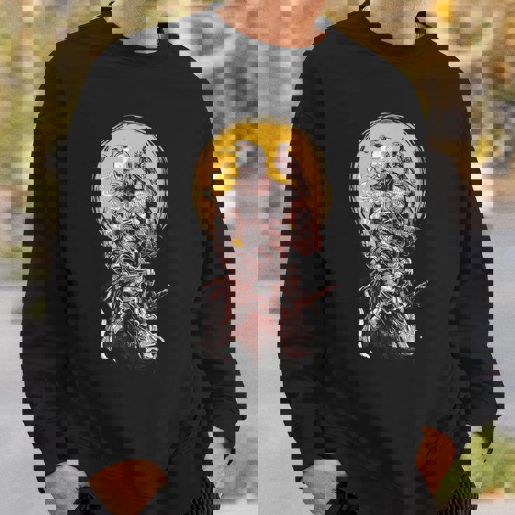 ウクライナのコサック戦士が剣を握り、ウクライナのために戦う スウェットシャツ 彼への贈り物