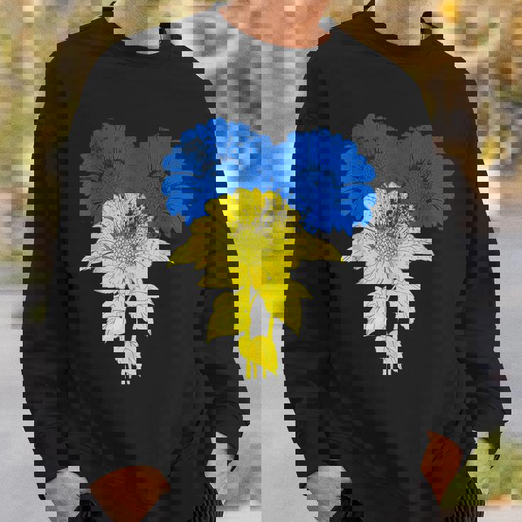 ウクライナ国旗 ひまわり ヴィンテージ ウクライナ支援 ウクライナ スウェットシャツ 彼への贈り物