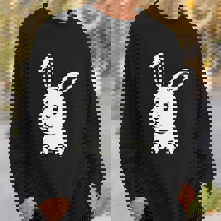 ウサギの穴から出てトラブルに巻き込まれる スウェットシャツ 彼への贈り物