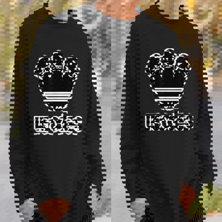 ウソデス Usodes かわうそです。《ブラック 黒》コツメ【変なデザイン屋さん】スポーツ ブランド パロディ 面白い スウェットシャツ 彼への贈り物