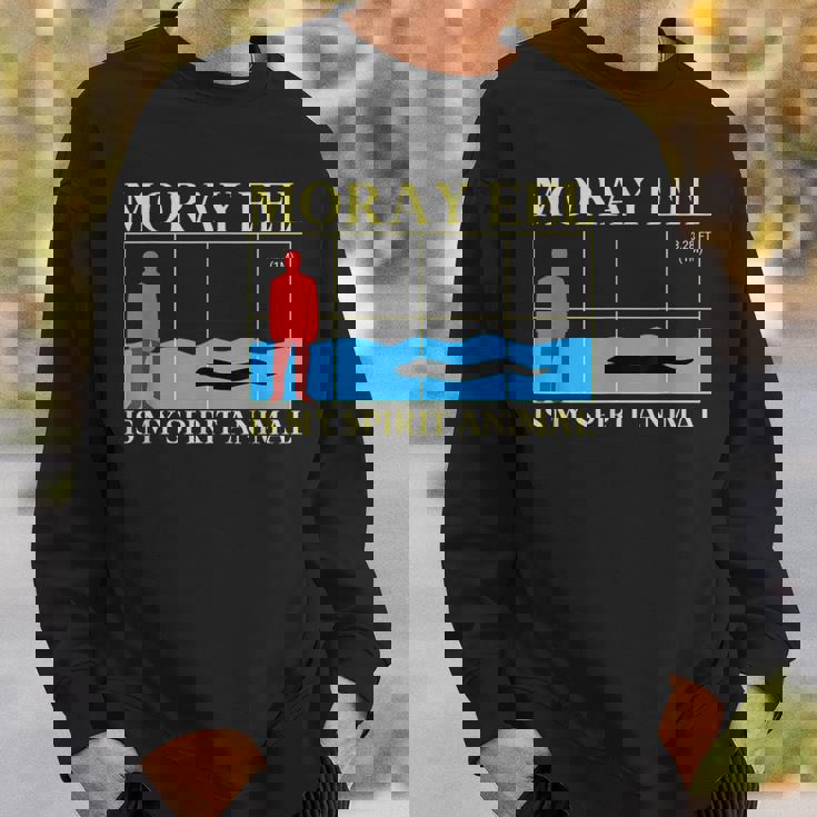 ウツボは私の精神動物 海洋生物学者 スウェットシャツ 彼への贈り物