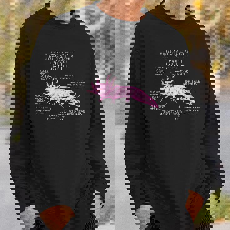 ウーパールートル メキシコミズサンショウウオ ウーパールーパーの解剖学 スウェットシャツ 彼への贈り物