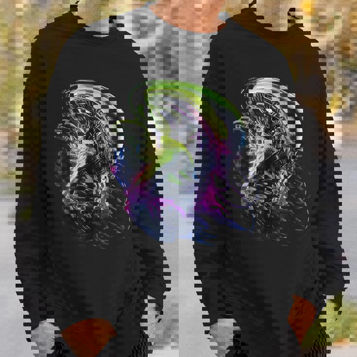 エイリアン 45 周年記念クラシック ゼノモーフ グラフィック ノベル アート スウェットシャツ 彼への贈り物