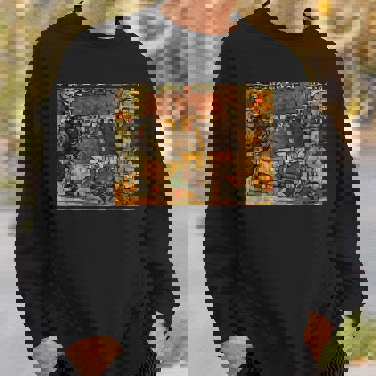 エゴン・シーレ作 イエロー・シティ 1914 スウェットシャツ 彼への贈り物