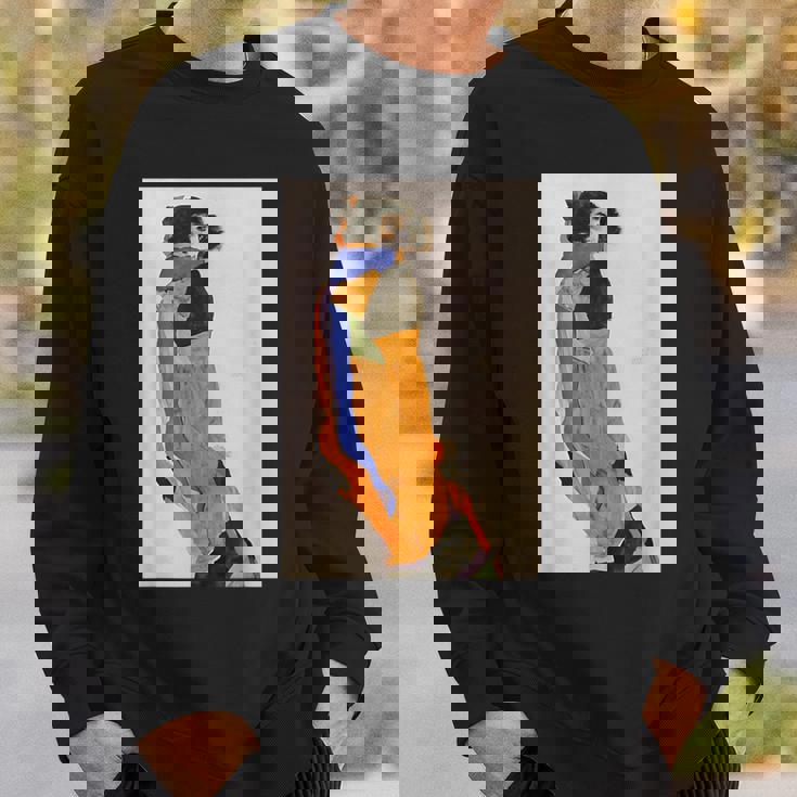 エゴン・シーレ作「ダンサー・モア」1911 スウェットシャツ 彼への贈り物