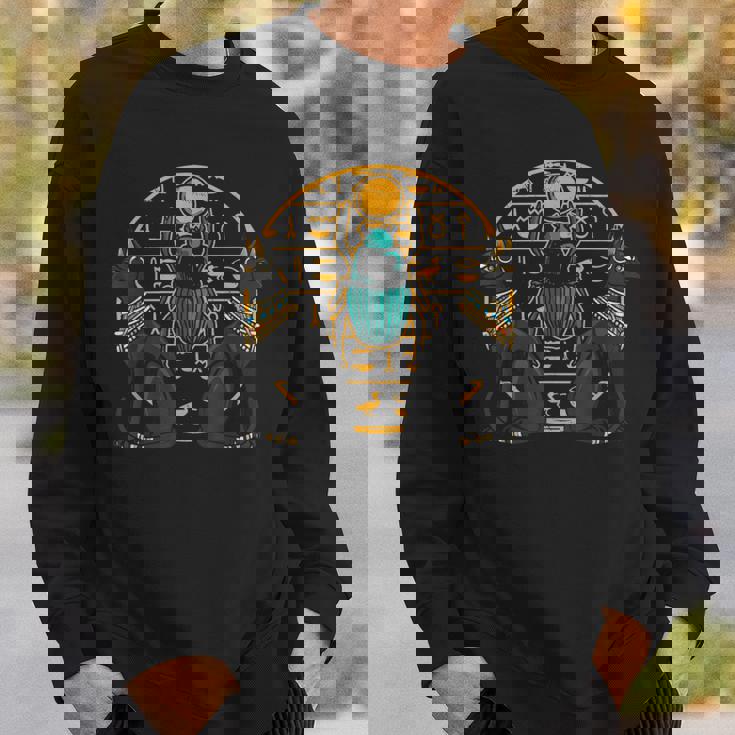 エジプト バステト 猫 スカラベ エジプトの歴史 スウェットシャツ 彼への贈り物