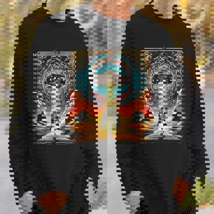 エジプトufo古代スターゲート Egypt Ufo Ancienttargate スウェットシャツ 彼への贈り物