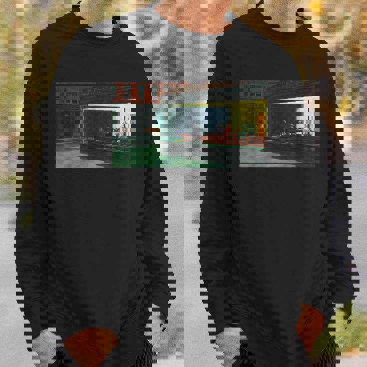 エドワード・ホッパーズ・ナイトホークス スウェットシャツ 彼への贈り物