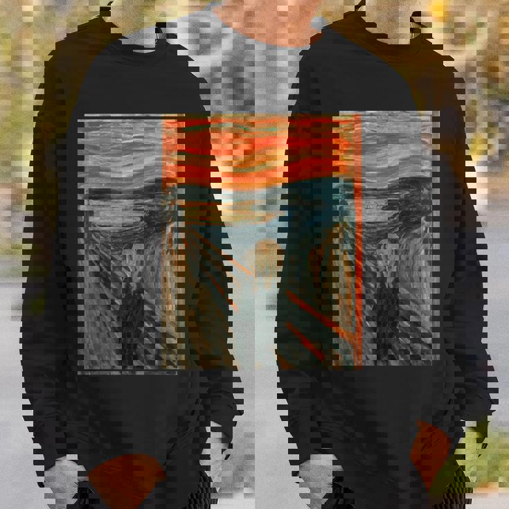 エドヴァルド表現主義の叫びムンクアート スウェットシャツ 彼への贈り物