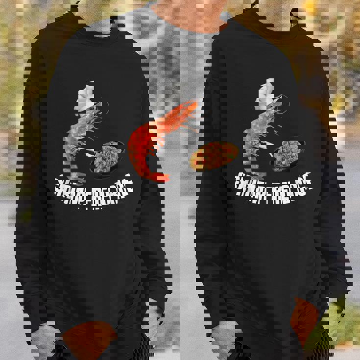 エビチャーハン-面白いミーム スウェットシャツ 彼への贈り物