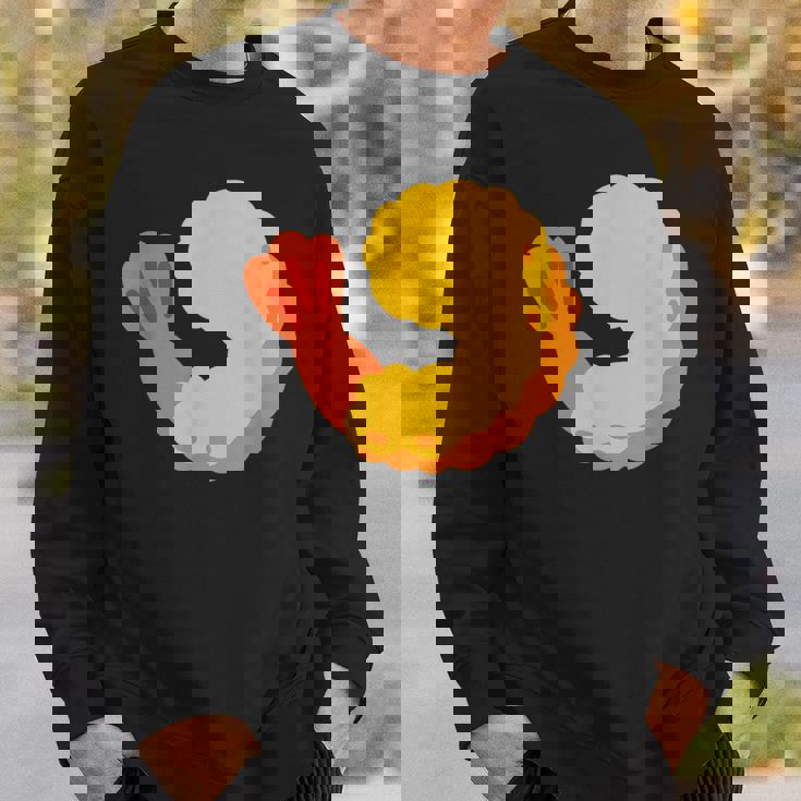 エビフライ エビの天ぷら 海老 コスチューム スウェットシャツ 彼への贈り物