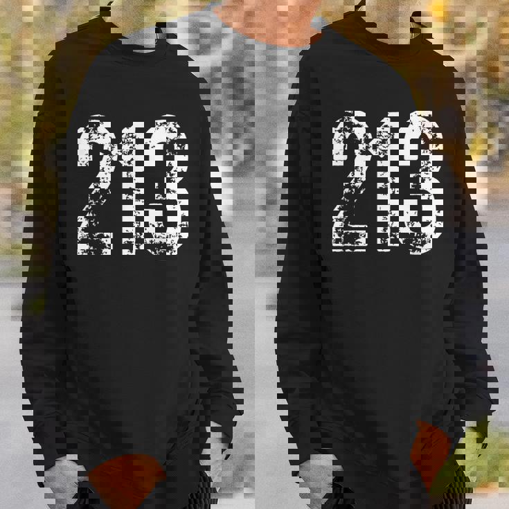 エリアコード 213 ロサンゼルス カリフォルニア La エリアコード Ca 213 スウェットシャツ 彼への贈り物