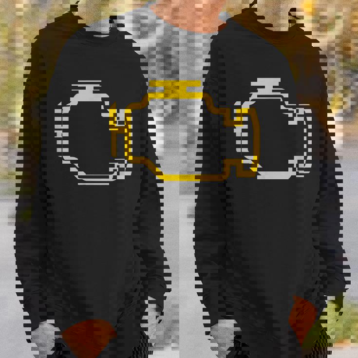 エンジンライトをチェック スウェットシャツ 彼への贈り物