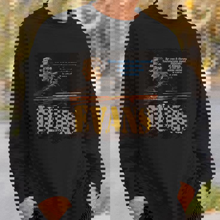 エヴァンス ジャズ 知恵 ピアニスト ミュージシャン スウェットシャツ 彼への贈り物