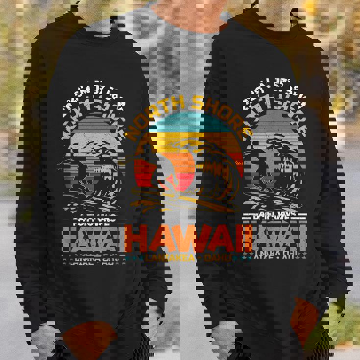 オアフ島のラニアケアビーチノースショアサーフィンハワイオアフ島 スウェットシャツ 彼への贈り物