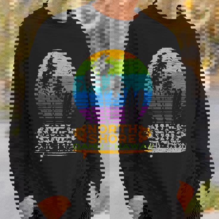 オアフ島ノースショア ハワイお土産サーフィンスタイル スウェットシャツ 彼への贈り物