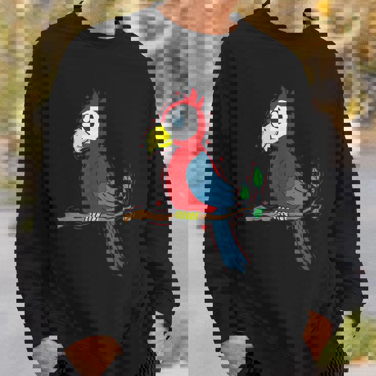 オウム エキゾチック トロピカル 動物 スウェットシャツ 彼への贈り物