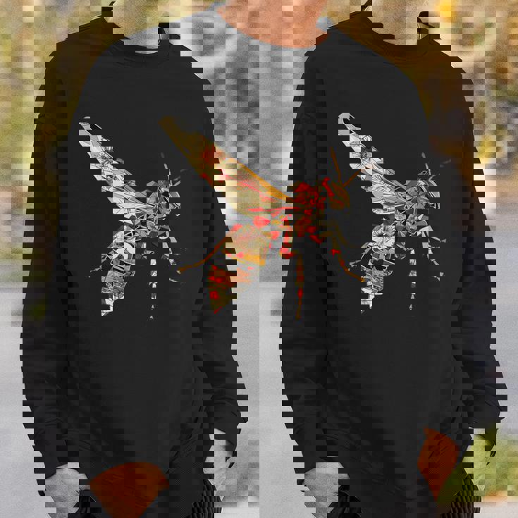 オオスズメバチ ニホンサクラスズメバチ スウェットシャツ 彼への贈り物