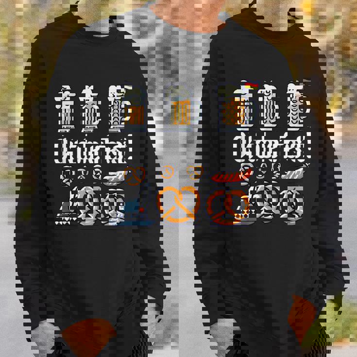 オクトーバーフェストをモチーフにしたビールジョッキ、ヴィースンのプレッツェル スウェットシャツ 彼への贈り物