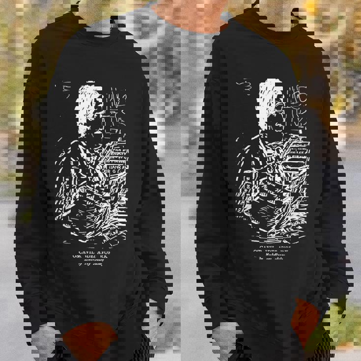 オスカー・ワイルド At Work By オーブリー・ビアズリー 1893 スウェットシャツ 彼への贈り物