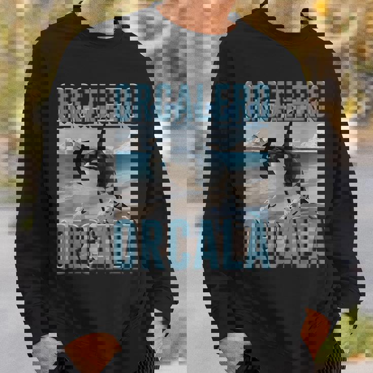 オルカレロ オルカラ オルカラ オルカ イタリア ブレイン モンスター Ai キッズ スウェットシャツ 彼への贈り物