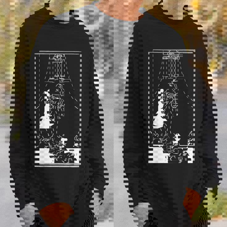 オーブリー・ビアズリーによるマリオネット3世のバレエ1894 スウェットシャツ 彼への贈り物