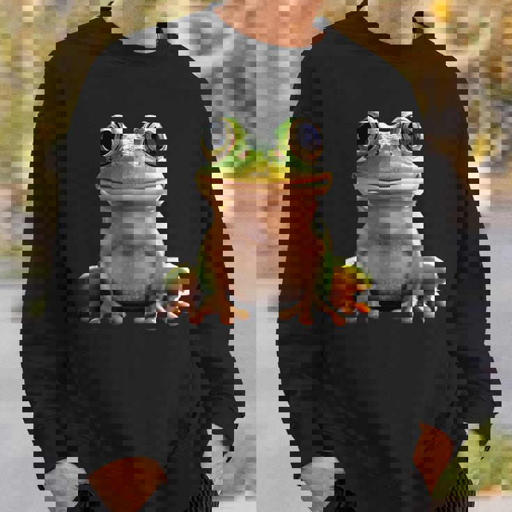 カエル アマガエル 赤ちゃんカエル かわいいカエル スウェットシャツ 彼への贈り物