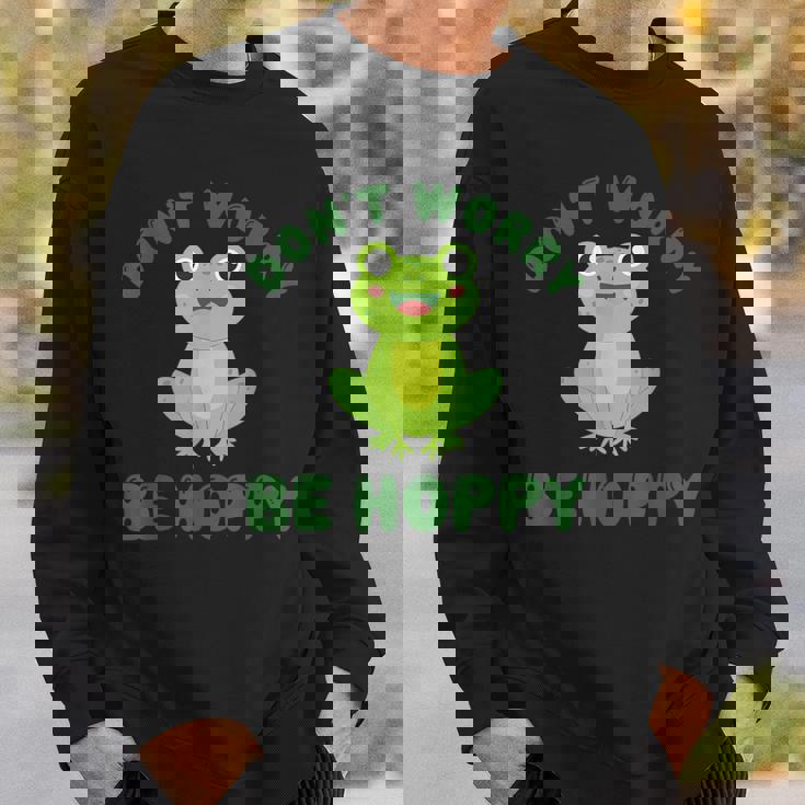 カエルの愛好家や教育者向けのかわいいカエルの先生のデザイン。 スウェットシャツ 彼への贈り物