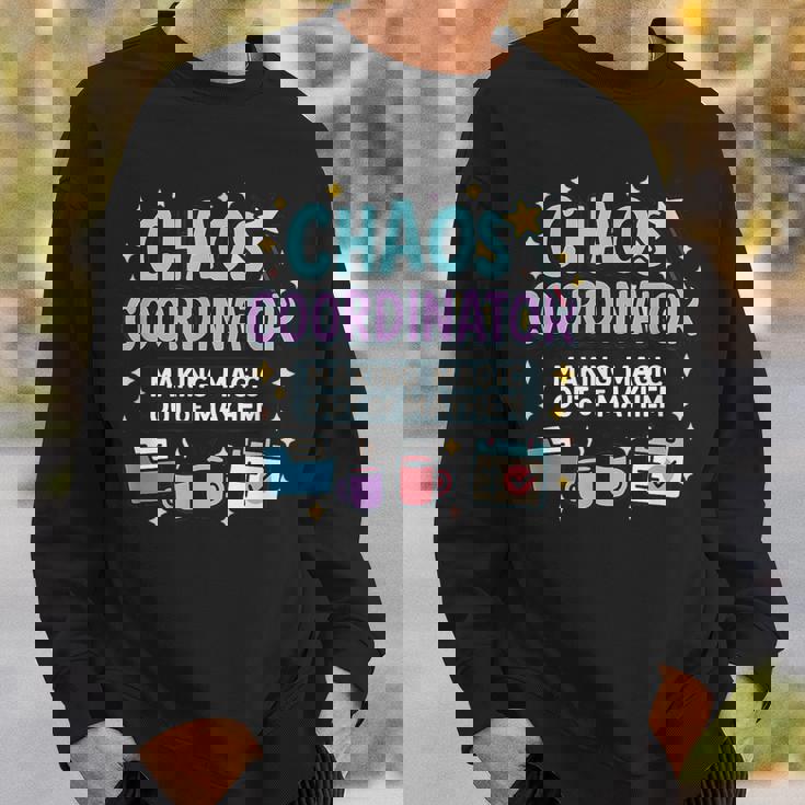 カオスコーディネーター 魔法のように混乱を整える人へ スウェットシャツ 彼への贈り物