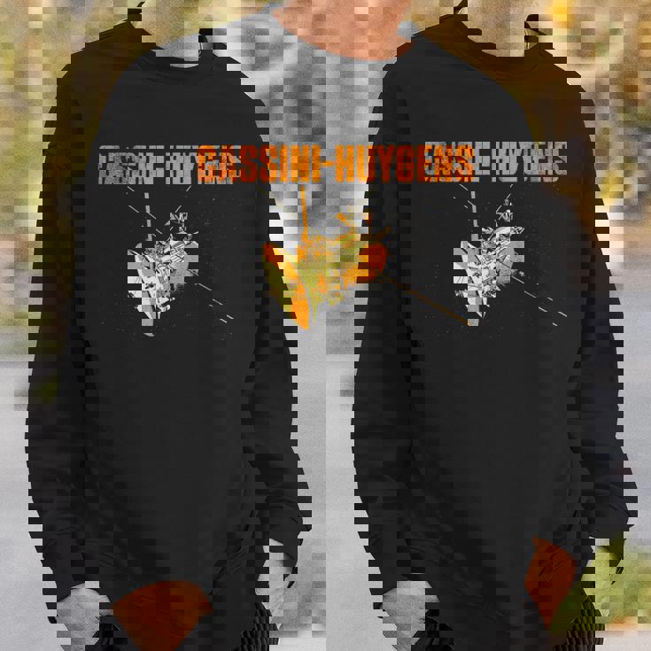 カッシーニ・ホイヘンス宇宙探査機 土星太陽系天文学 スウェットシャツ 彼への贈り物