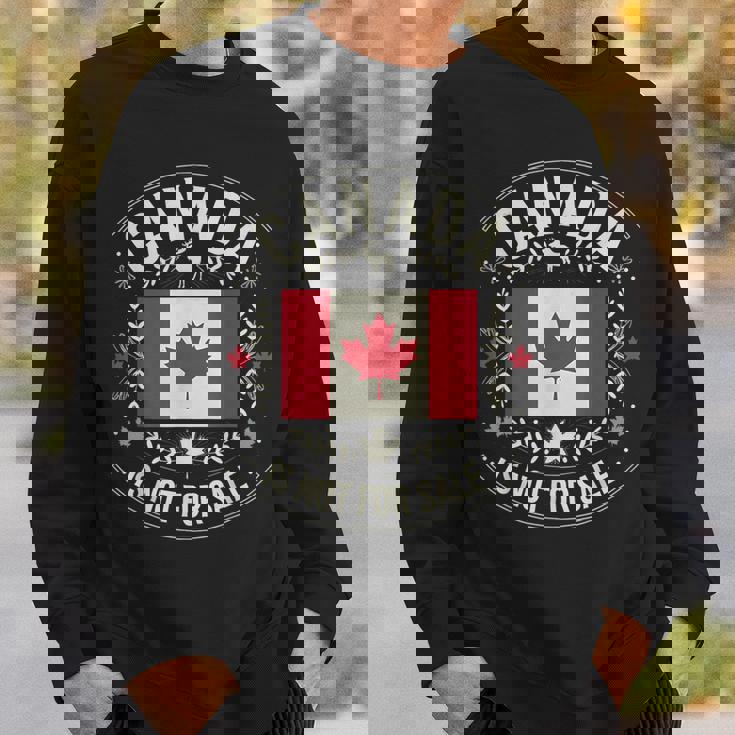 カナダは非売品です 愛国的なカナダ人 スウェットシャツ 彼への贈り物