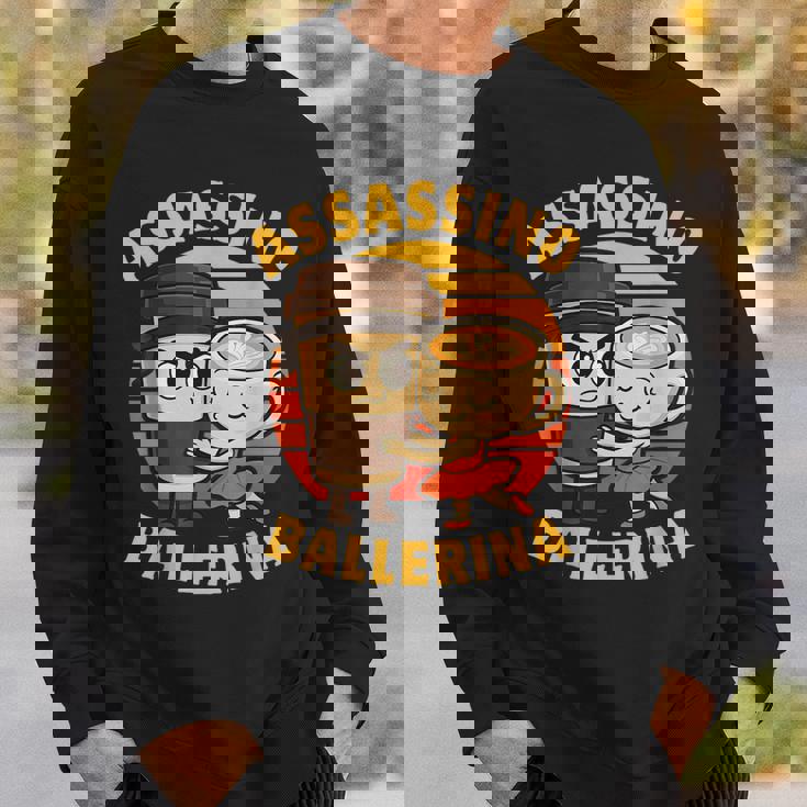 カプチーノ アサシーノ バレリーナ 面白い イタリアン ブレイン ミーム スウェットシャツ 彼への贈り物