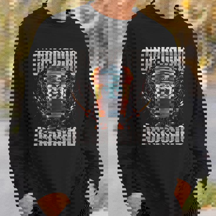 カプチーノ アサシーノ ブレイン イタリアン ブレイン ブートレッグ ミーム スウェットシャツ 彼への贈り物