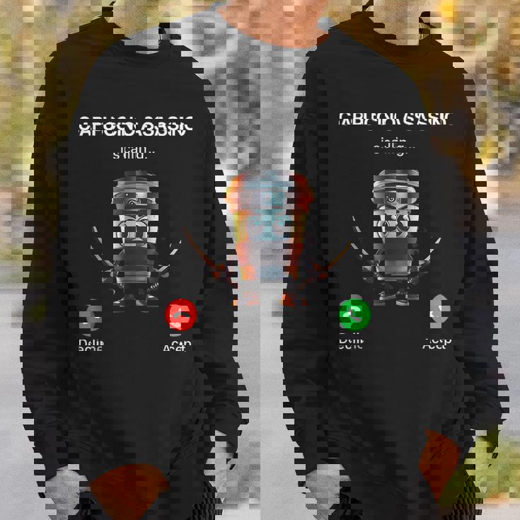 カプチーノ アサシーノ 呼び出し ブレイン イタリア ブレイン ミーム スウェットシャツ 彼への贈り物