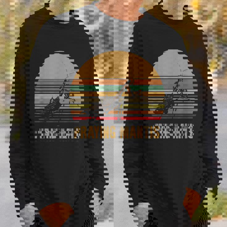 カマキリ 虫好き カマキリ 捕食昆虫 虫 スウェットシャツ 彼への贈り物